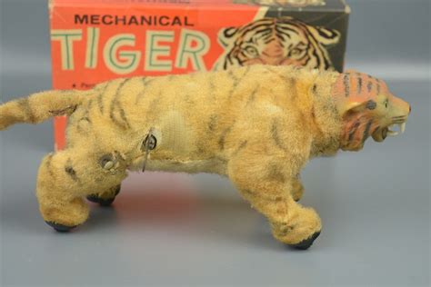 wind up metal tiger toy with fabric|Vintage Tiger Wind Up Toy, Japan. Works! .